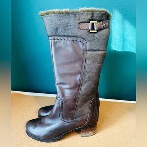 Blondo Leather Fideline Boot / Brown / 8.5